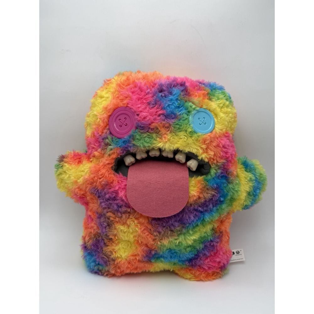 BIGG FUGGLER Fugg Oogah Boogah 17" Rainbow Plush Spin Master Tie-dye XL With Tag